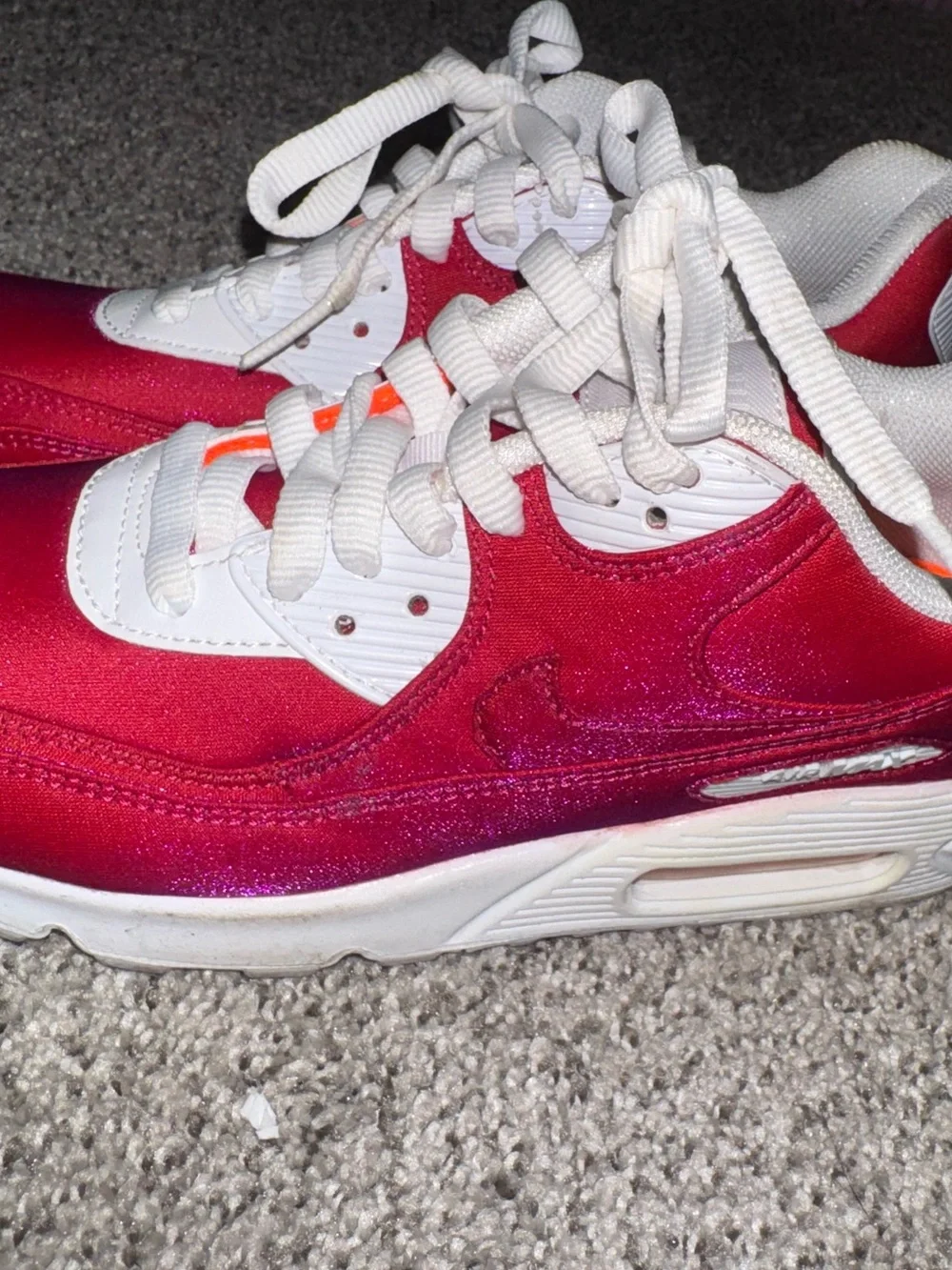 Kids Red Athletic Sneakers - Brand Unknown